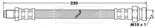 BORG & BECK stabdžių žarnelė BBH7502